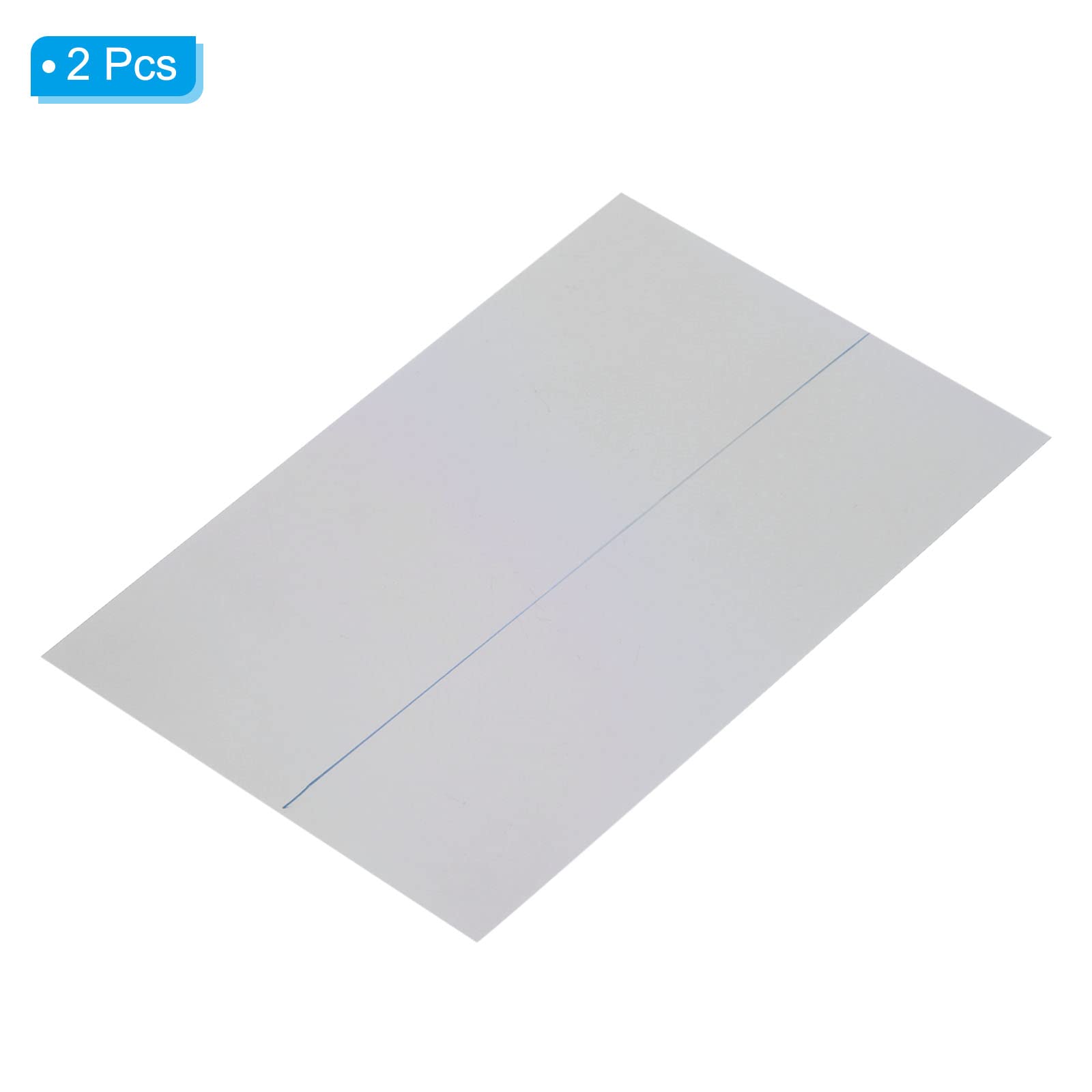 PATIKIL Spolaryzowane arkusze foliowe 17,78 cm, 2 opakowania samoprzylepnego polaryzatora liniowego filtra polaryzacyjnego do ekranu, fotografii, oświetlenia, 100 mm x 155 mm, 90 stopni