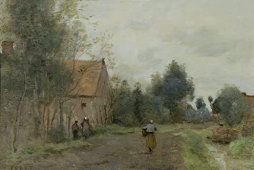 Poster sur toile Corot Sin near Douai impression haute définition format 50 x 70 cm