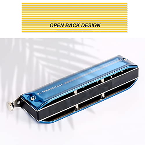 Harmonica, Orgue À Bouche À 12 Trous C avec Étui, Chromatique pour Les Cadeaux D’étudiants Débutants De Joueur… - Les Beatles, Paul McCartney, John Lennon, RIngo Starr, George Harrison Harmonica, Orgue À Bouche À 12 Trous C avec Étui, Chromatique pour Les Cadeaux D'étudiants Débutants De Joueur… – Image 5