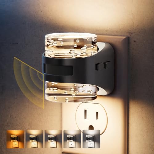 Image of JandCase Motion Sensor Night Light, Bubble Night Lights Plug into Wall