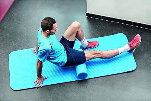 Pilatesrolle NMC Blau 90x15cm für Yoga und Training