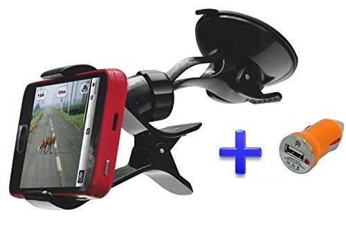 Theoutlettablet® Soporte Universal 360° con Ventosa parabrisas - Accesorio para coches para smartphone Xolo Black 3GB
