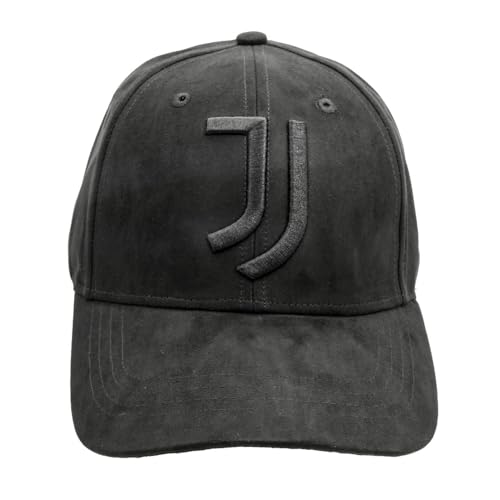JUVENTUS Chapeau Baseball Alcantara Broderie Noir 100% PL, Noir, Taille Unique