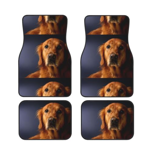 Alfombrillas de coche de Golden Retriever juego de 4 regalo para conductores