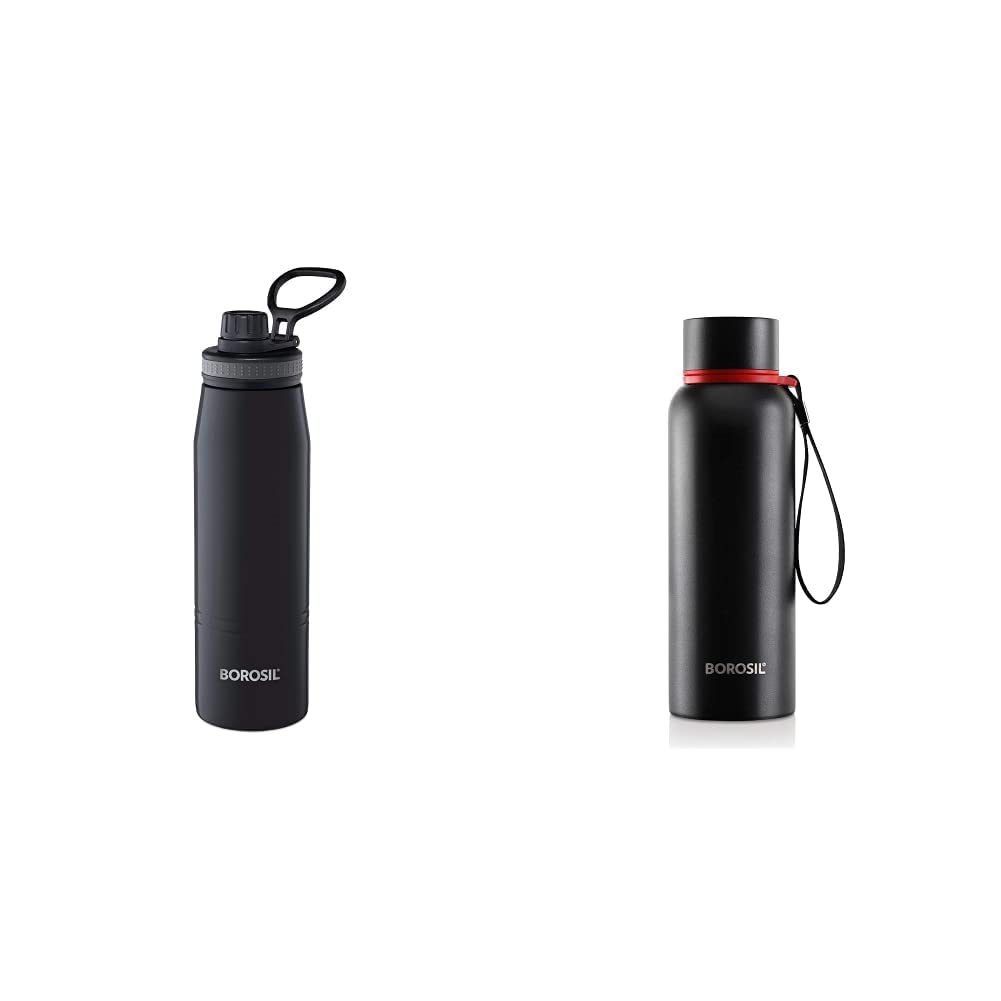 Buy Borosil Stainless Steel Hydra Gosports Vacuum Insulated Flask