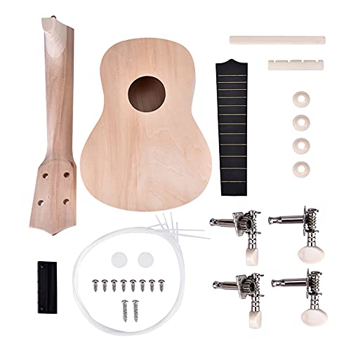 Ukulélé Bricolage à 4 Cordes en Bois de Tilleul de 21 Pouces, Ensemble d’ukulélé Bricolage, Ukelele DIY Make Your Own Ukulele Hawaii Kit, DIY Concert Ukulele Toys Set - Les Beatles, Paul McCartney, John Lennon, RIngo Starr, George Harrison Ukulélé Bricolage à 4 Cordes en Bois de Tilleul de 21 Pouces, Ensemble d'ukulélé Bricolage, Ukelele DIY Make Your Own Ukulele Hawaii Kit, DIY Concert Ukulele Toys Set – Image 5