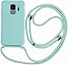Produktbild Ququcheng Kompatibel mit Samsung Galaxy S9 Plus Hülle,Handykette Hülle Silikon Seil Necklace Handyhülle mit Kordel Tasche TPU Bumper Schutzhülle für Samsung Galaxy S9 Plus-Grün
