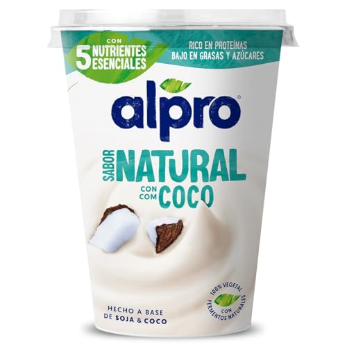 Postre natural de soja con coco Alpro vaso 400 g