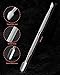 BEZOX Cuticle Pusher - Stainless Steel Cuticle Stick & UV Gel Nail Polish Remover Tool - Professional Double-Ended Cuticle Trimmer Manicure Tool for Healthy and Beautiful Nails