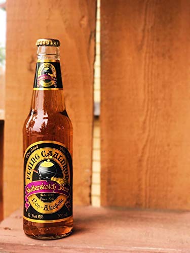 Miniatura 3 de Flying Cauldron Butterscotch Beer (12 onzas líquidas (paquete de 12)), mantequilla de vainilla Butterscotch, totalmente natural y sin cafeína.