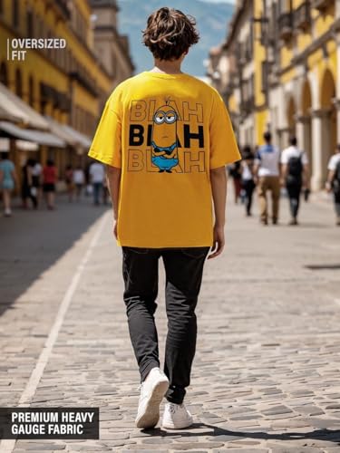 Image of The Souled Store Men's Cotton Loose T-Shirt