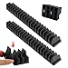 Saycker Wrench Organizer for 40 Wrenches, Improving Efficiency Magnetic Wrench Holder, Wall-Mounted Pliers Holder Tool Organizer for Tool Box Storage, Black