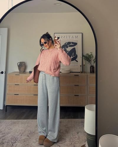 CIDER Women’s Wide Leg Sweatpants Baggy Drawstring High Waisted Joggers Lounge Sweat Pants with Pockets 2025 Fall3