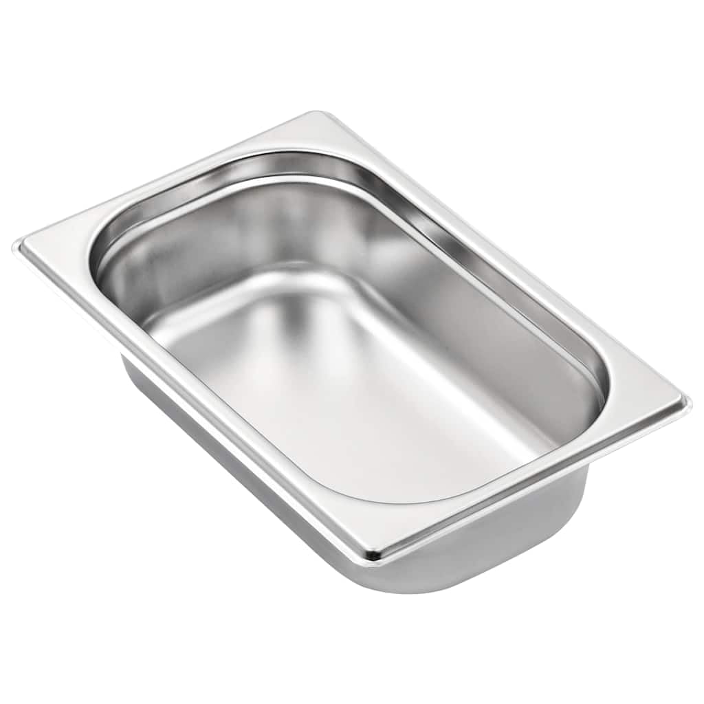 Gastronormbehälter 8 STK. GN 1/4 65 mm Edelstahl Stapelbar