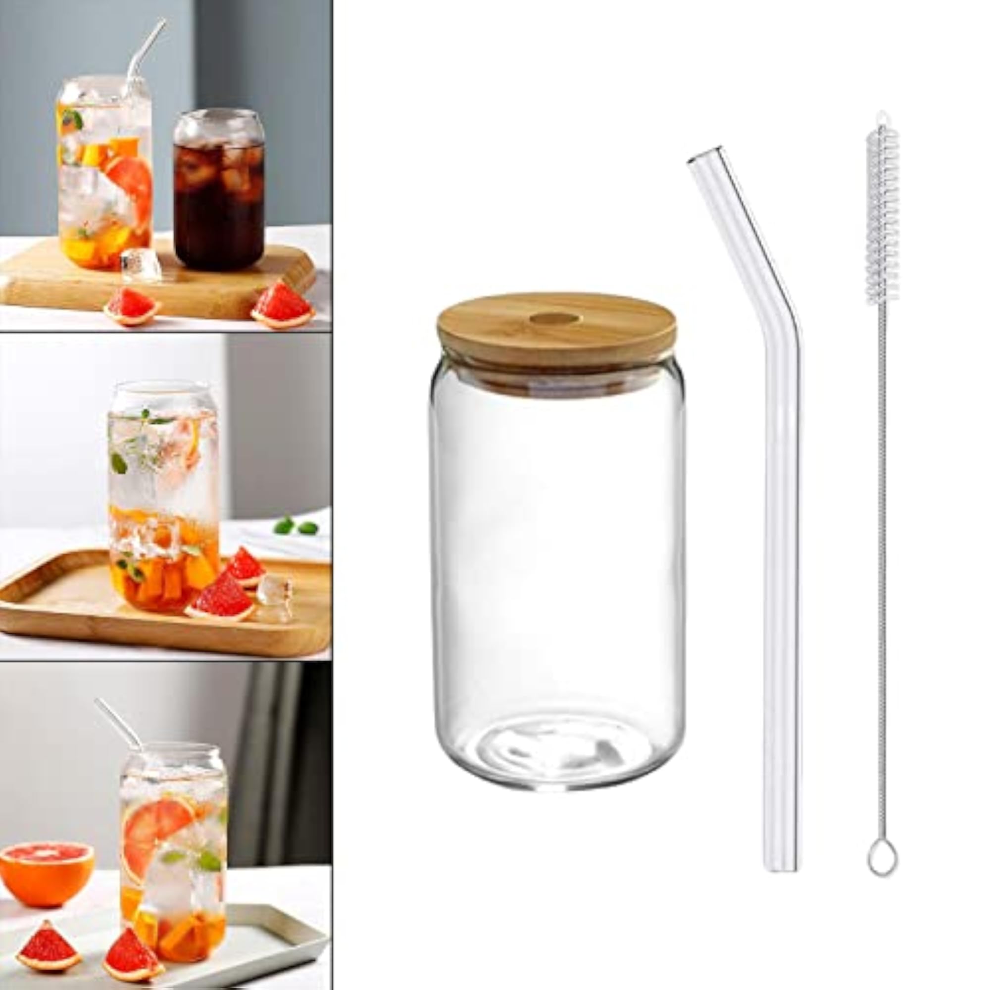 Bubble Tea Cup with Lid and Straw