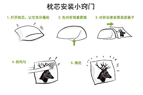 Shina Diy Graffiti Cushion Cover Case Pillow Custom Zippered Square Pillowcase 45X45Cm/17.7X17.7'' (1) #TOP5