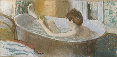 Cuadro abstractoo sobre lienzo de Degas para decoración de dormitorio en formato de 60x90cm
