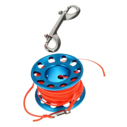 POPETPOP 1Set Professional Scuba Diving Finger Spool Reel Blue Diving Line Tool for Underwater Activities Wear Resistant and Accessory for Cave Diving and Scuba Diving
