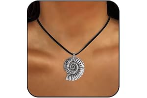Boho Conch Shell Necklace Chain Seashell Pendant Necklace Vintage Leather Suede Choker Necklaces for Women