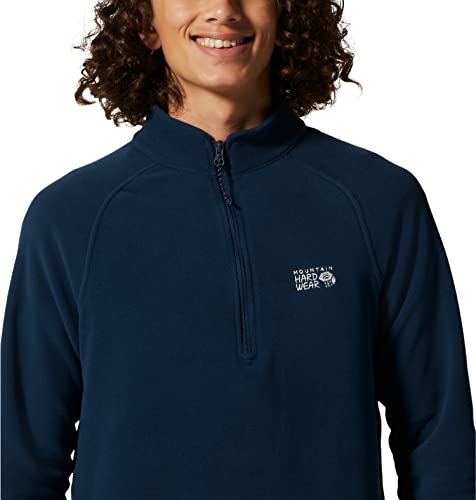 Image of Mountain Hardwear Men's MHW Logo 1 /4 Zip for Travel, Camping, and Casual Wear