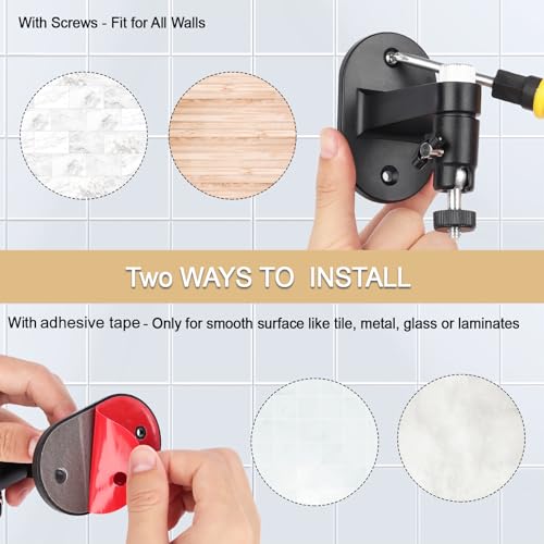 image for ALERTCAM 2Pack Adjustable Security Wall Mount Bracket for Ring Stick U