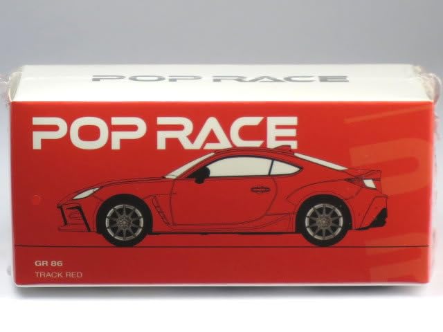 Amazon | POP RACE 1/64 ミニカー GR 86 2022 レッド (PR64-GR86-RD01