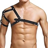 Männer Körper Brust Half Harness Gürtel, Mode und klassischen einfachen Stil