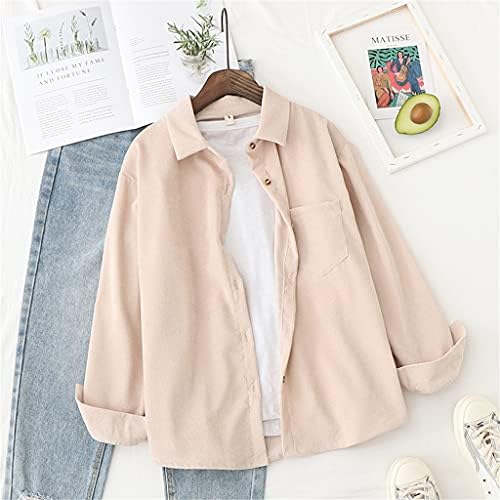 ZSQAW Corduroy Shirts Women Blouses 