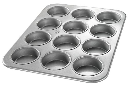 Chicago Metallic Glazed Aluminized Steel 12 Cup Jumbo Muffin Pan