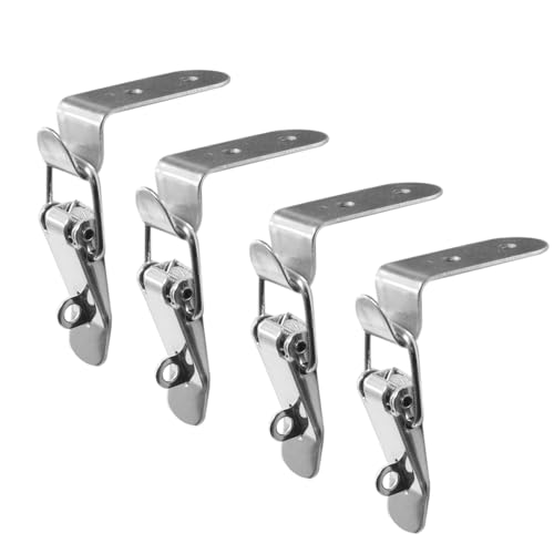 Tension Lock Box Closure, 90 Degree Clutch Bow Hook Closure