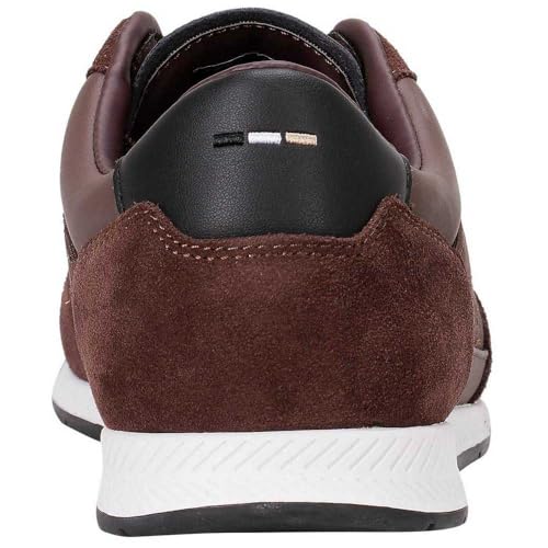 Image of BOSS Men's Titanium SL sdtxny Trainers Made of Various Materials with Suede Details and Lacing Size