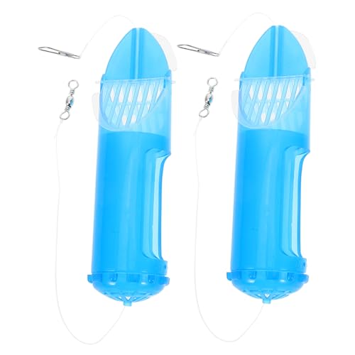 NAMOARLY 2Pcs Fishing Bait Cage Durable Outdoor Fishing Feeder for EEL Crabs Lobsters and Shrimps Sturdy Fishing Tackle with Smooth Surface and Strong Tension for Fishing