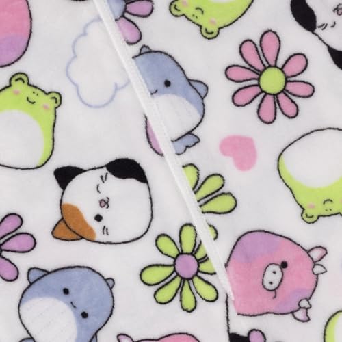 Combinaison pour filles Squishmallows en polaire blanche Cloud - 2