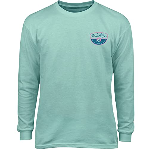 Image of Salt Life Girls Morning Wave Youth Long Sleeve Tee