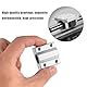 4PCS SCS8UU Linear Motion Balls Bearing, Aluminiumbasislegierung Gleitbuchse Gleitblock 8mm Linear Motion Rod Shaft Guide Set Aluminium Schiebeblock Schiebeblock Für 3D-Drucker