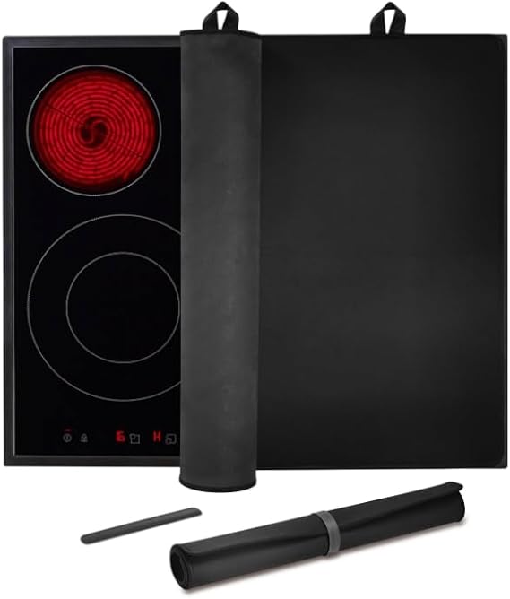 Induction Hob Protector Mat, Electric Hob Cover Glass Hob Cover Ceramic