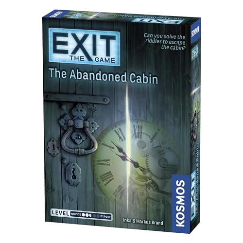 Exit: The Abandoned Cabin – Kennerspiel Des Jahres Winner, Card-Based Family Escape Room Game for 1-4 Players, Ages 12+, Blue