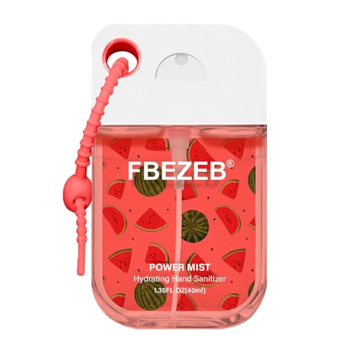 FBEZEB Power Mist Hydrating Hand Sanitizer Cute Keychain,