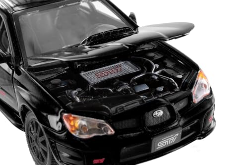 Subaru Impreza WRX STI Hardtop Escala 1:24 Negro miniatura 7