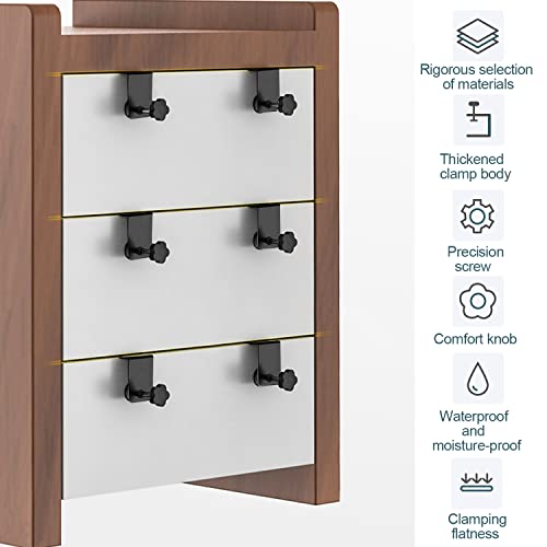 4 Pezzi Morsetto a C, C-Clamp Acciaio