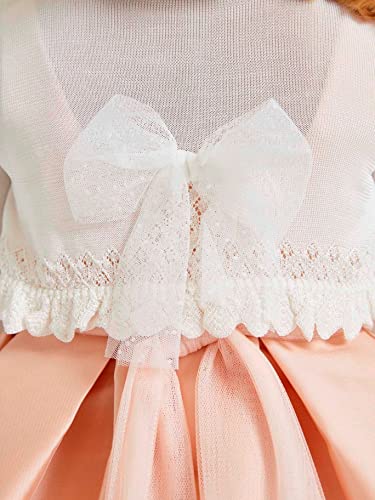 Abel & Lula Knitted Cardigan for Girls Natural3