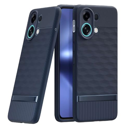 Image of Shockproof Case for Oppo K13 Turbo 5G | Full Camera Protection | TPU Flexible Back Cover for Oppo K13 Turbo 5G (Steel Blue)