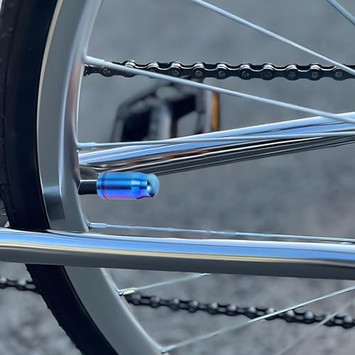 Cápsulas de válvula de bicicleta Beaupretty aleación titanio estilo francés miniatura 5