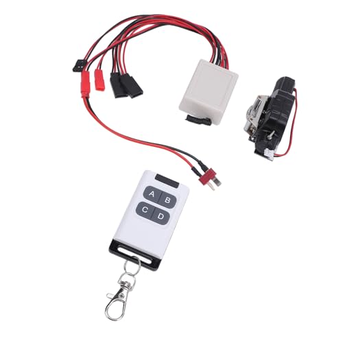 Winche eléctrico para auto RC Drfeify, escala 1/10, aluminio miniatura 4
