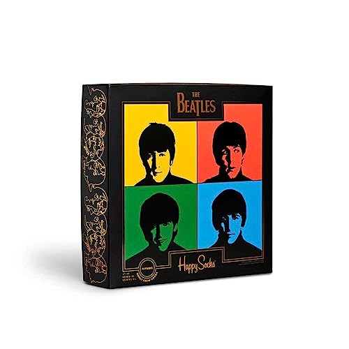 Happy Socks The Beatles 4 Pack Socks - Multi - S/M, Multi, Small-Medium #TOP6