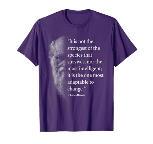 Charles Darwin Species Quote T-Shirt