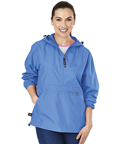Image of Charles River Apparel Unisex Pack-N-Go Pullover, Lightweight Packable Anorak Windbreaker for Men and Women