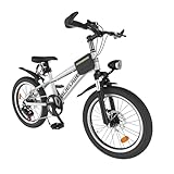LNRLZYLS Kids Bike for Boys & Girls Ages 7–12, 20/24 Inch Mountain Bicycle with...