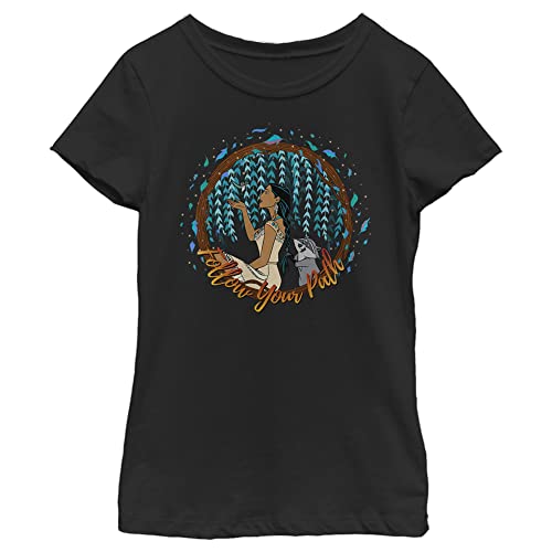 Disney Girl's Pocahontas and Meeko T-Shirt