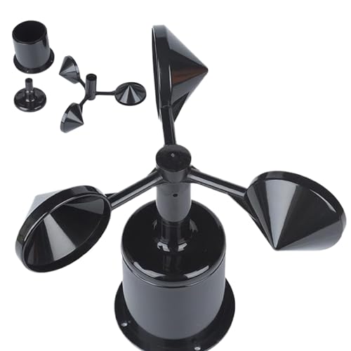 Medidor de velocidad del viento, carcasas de anemómetro de plástico resistentes a la intemperie, carcasas de dispositivos de medición de velocidad del viento fáciles de instalar, accesorios para